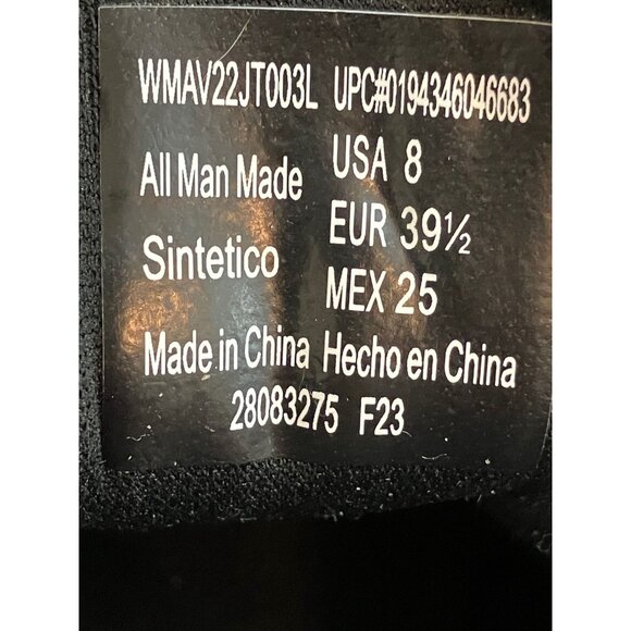 Avia Black White Spotted Sneakers Size 8 - Picture 5 of 5